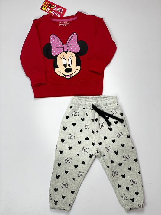 Red Minnie Grey Trouser Tracksuit