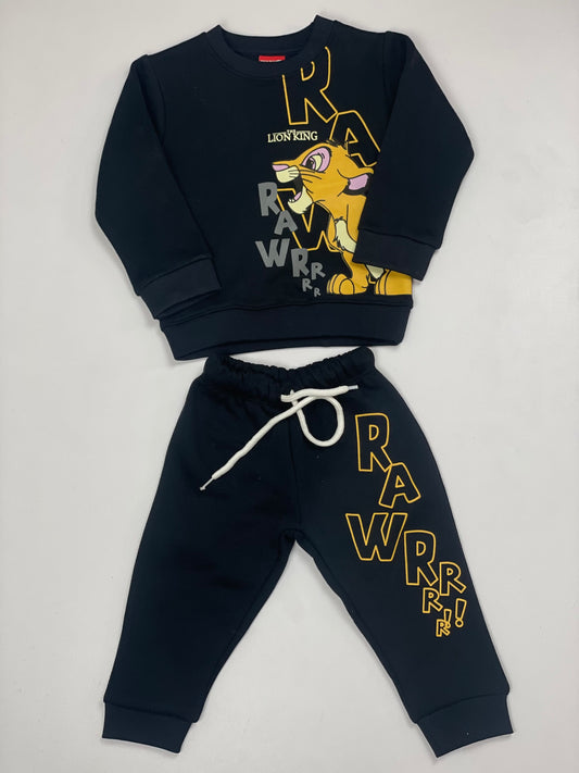 Navy blue simba tracksuit