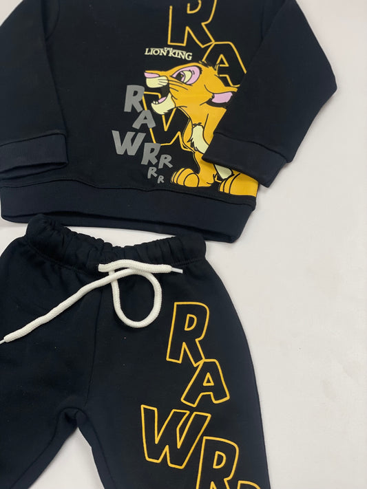 Navy blue simba tracksuit