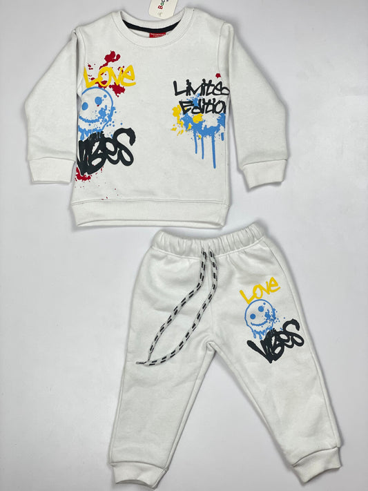 White Rodri Smile Tracksuit