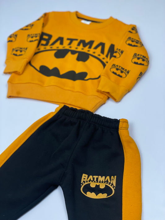 Yellow black batman Tracksuit