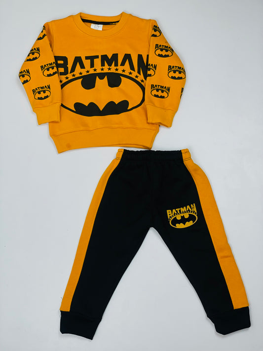 Yellow black batman Tracksuit