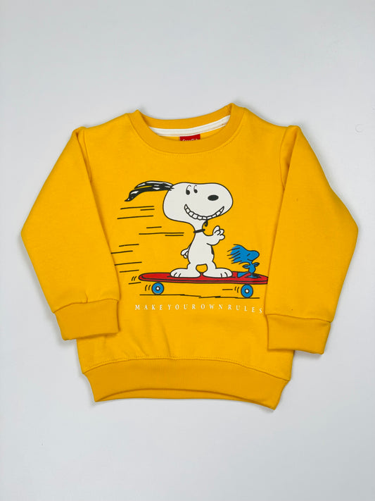 Yellow Snoopy SweatShirt