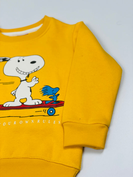 Yellow Snoopy SweatShirt