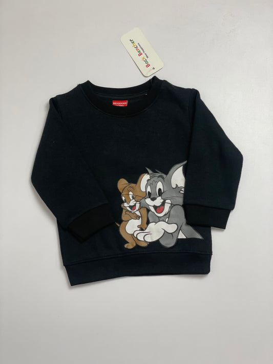 Black Tom n Jerry SweatShirt