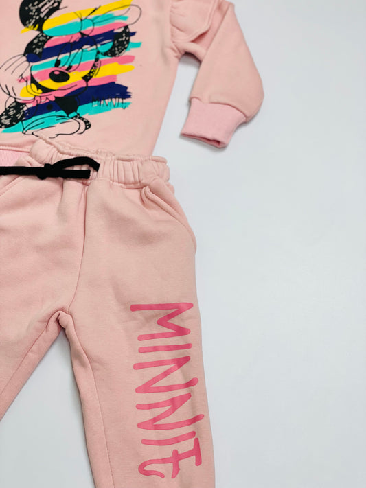 Pink Micky Mouse  Tracksuit For Kids