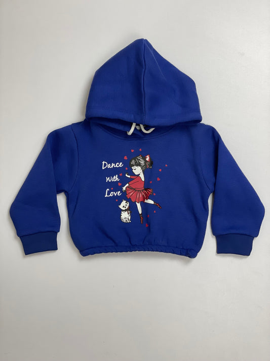 Blue ShortBody Hoodie