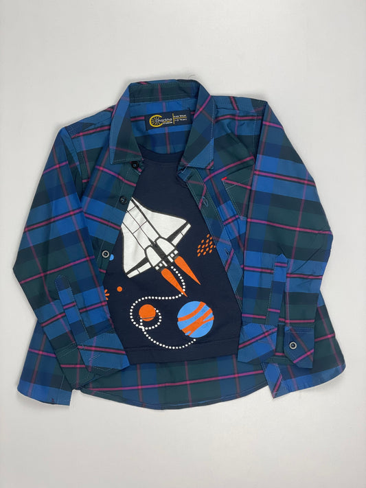 Blue Rocket Double Shirt