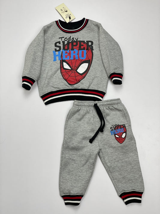 Grey SpiderMen Tracksuit