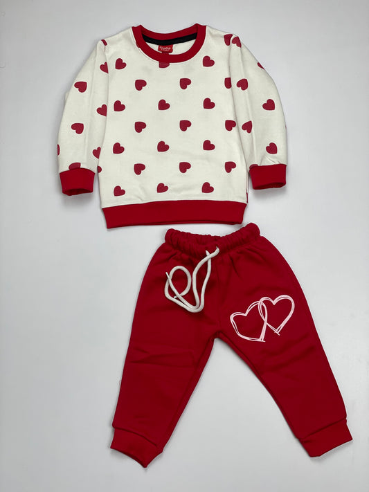 Red Heart Girl Tracksuit