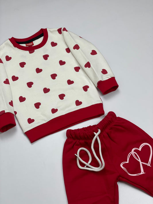 Red Heart Girl Tracksuit